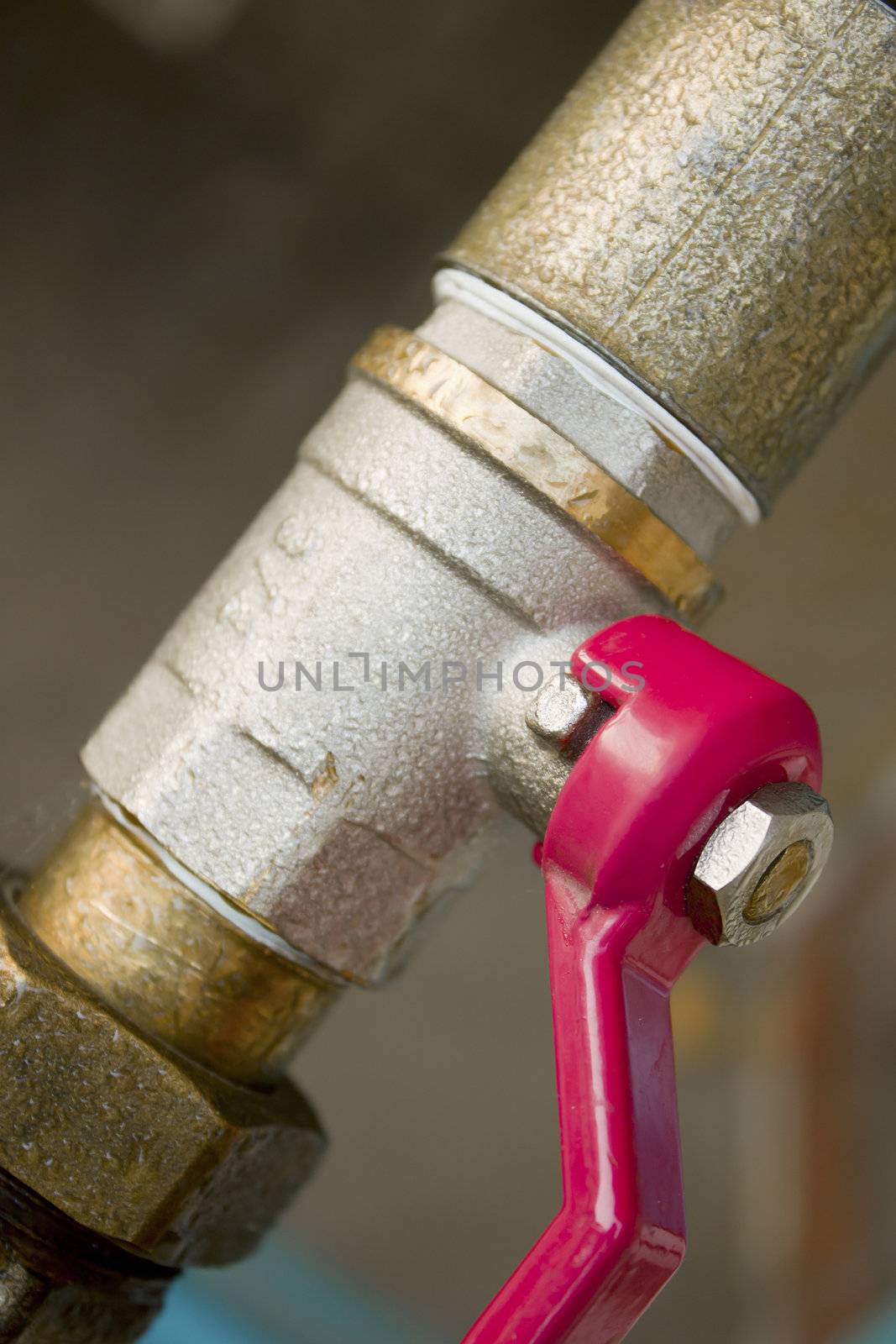 Water taps in the garden for watering plants