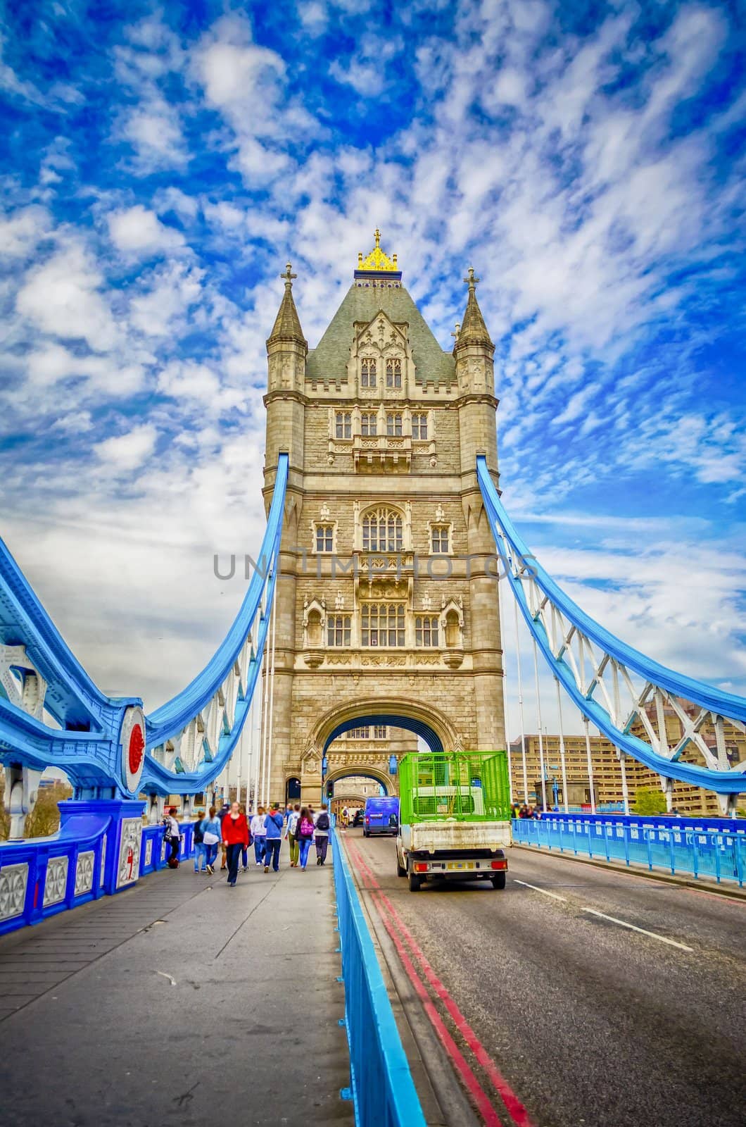 Tower Bridge, Historical Landmark in London, UK