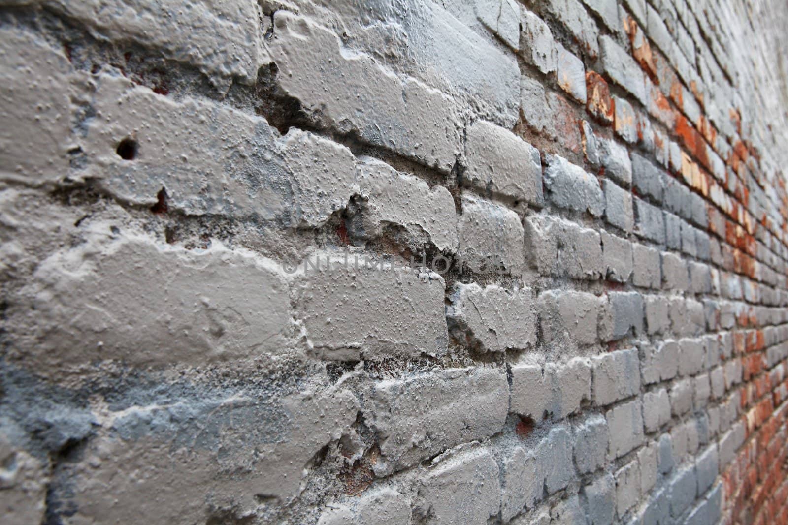 Gray Brick Perspective by bobkeenan