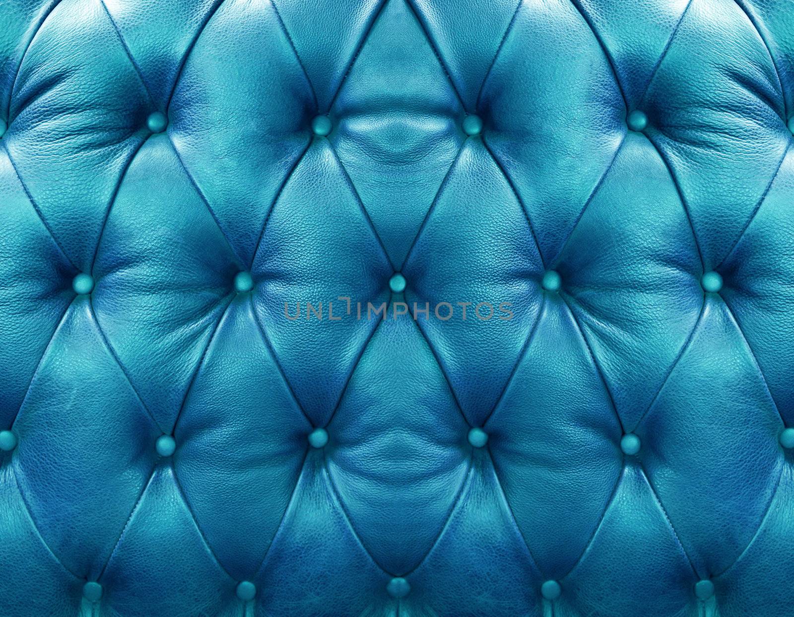 Blue upholstery leather pattern background