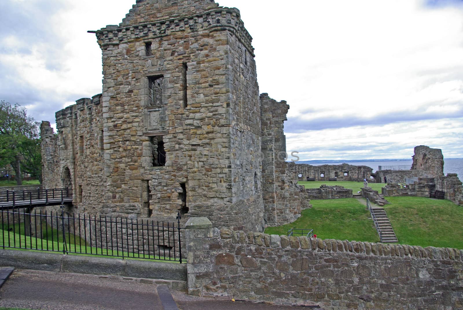 The ruins of St Andrews Castle