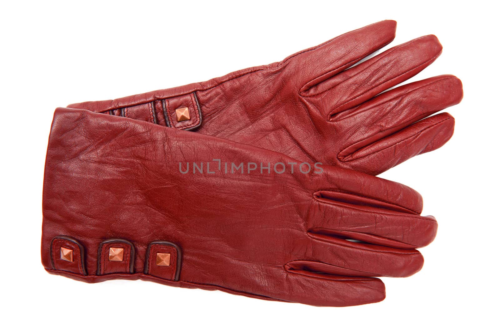 Gloves isolated on the white background