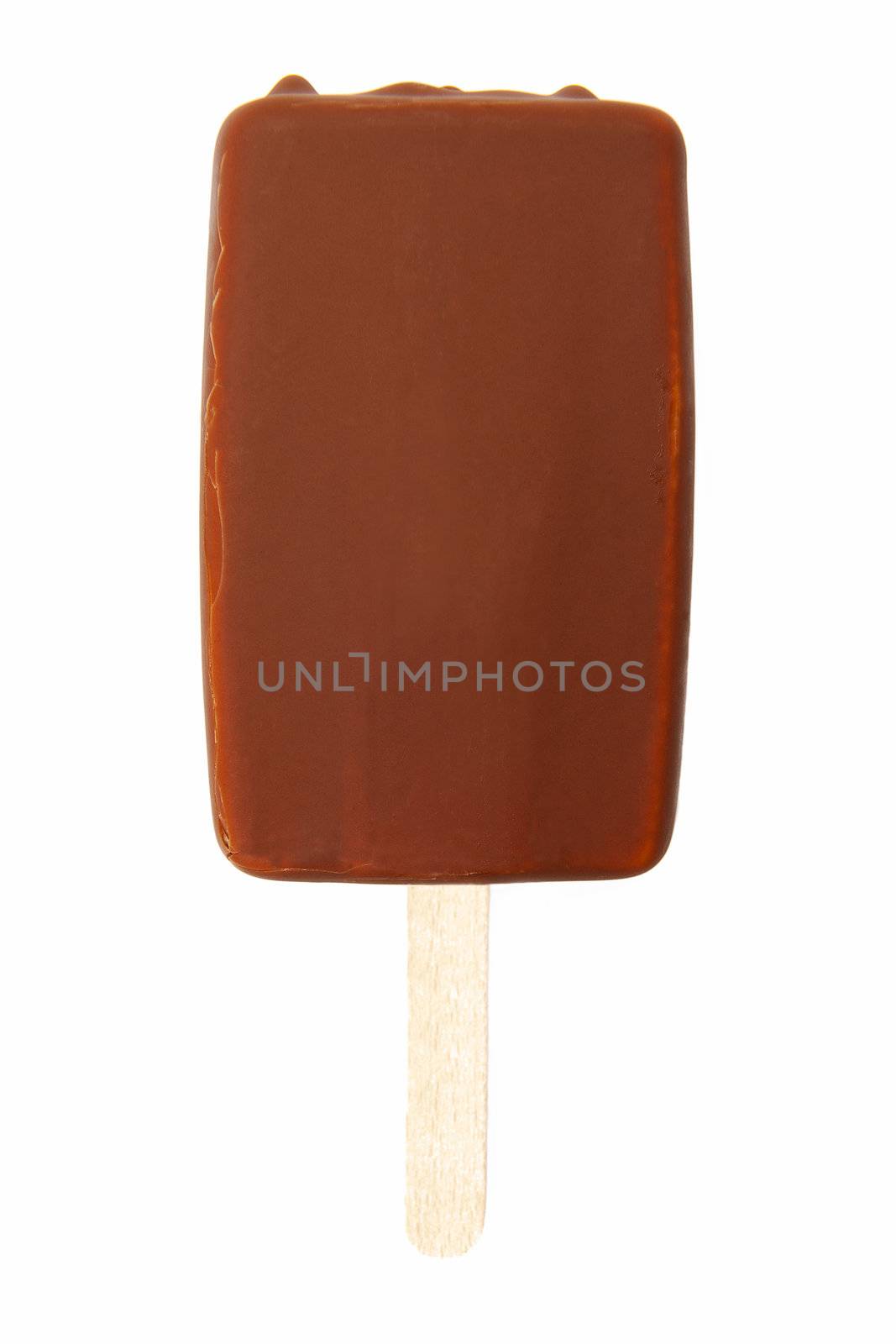 Ice cream isolated on the white background