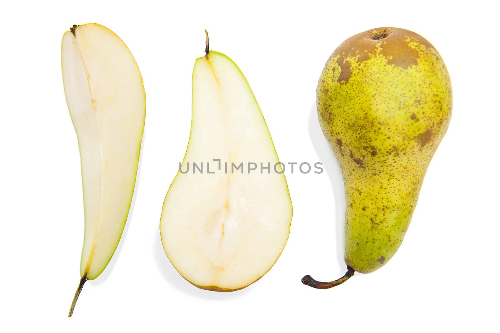 Pear isolated on the white background