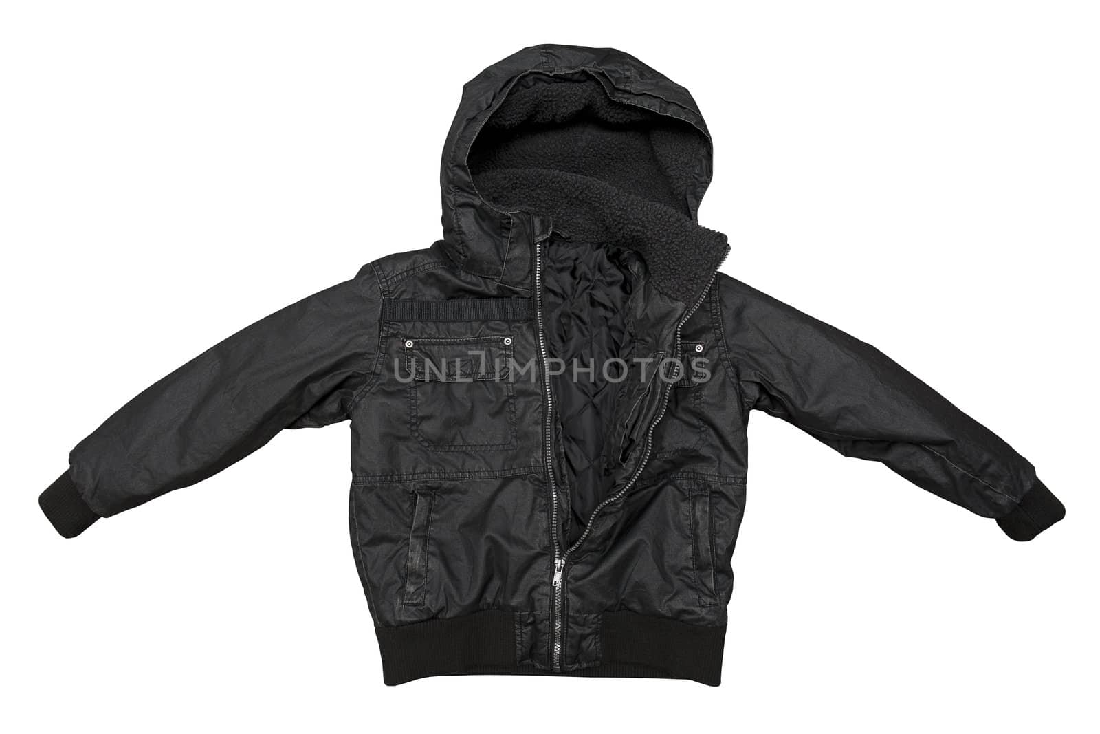 Fashionable jacket isolated on the white background