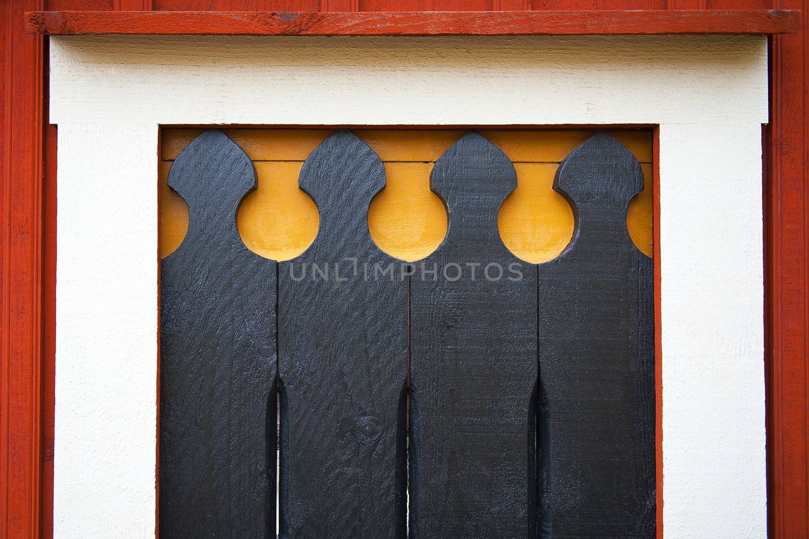 Wooden architectural decor