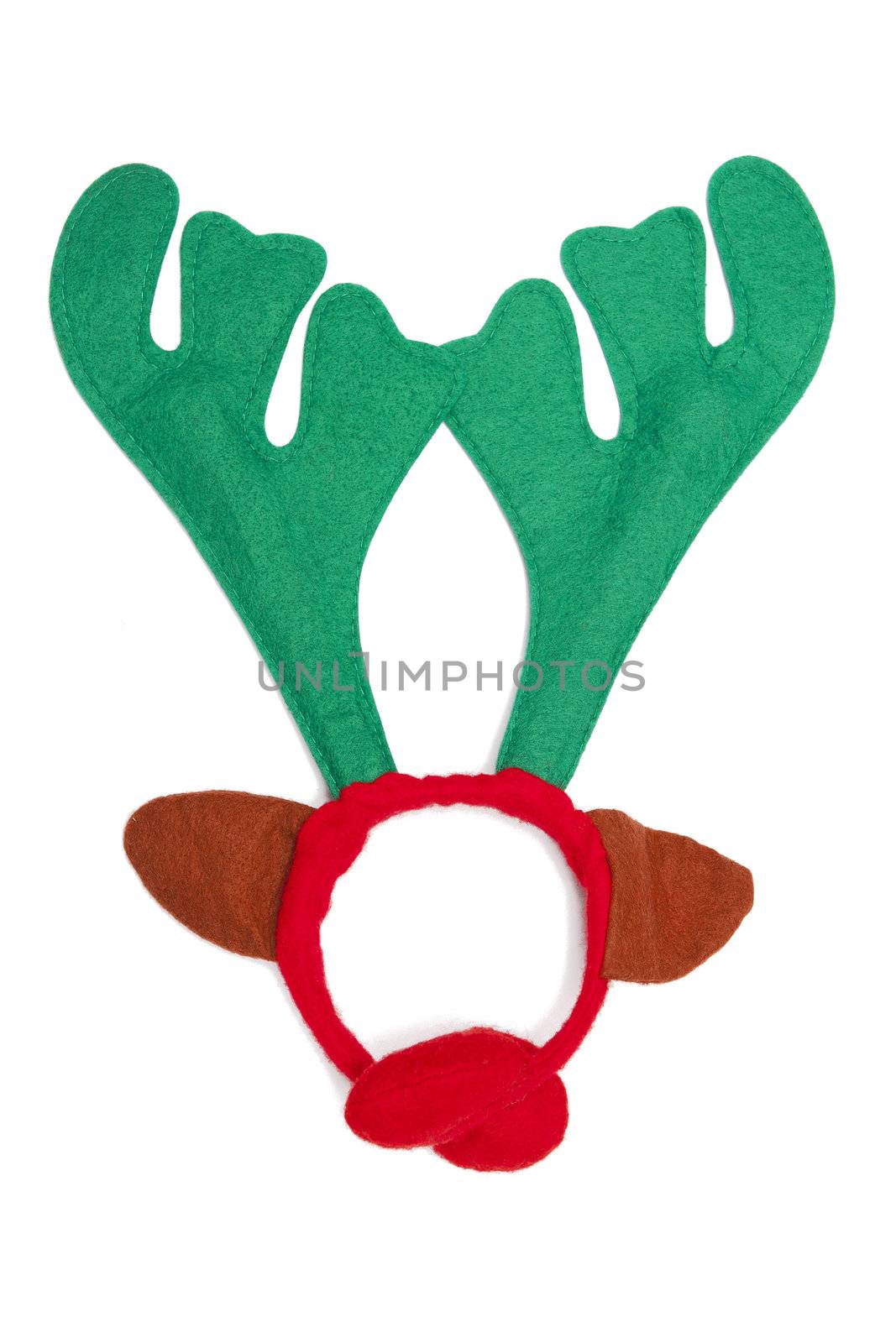 Reindeer isolated on the white background