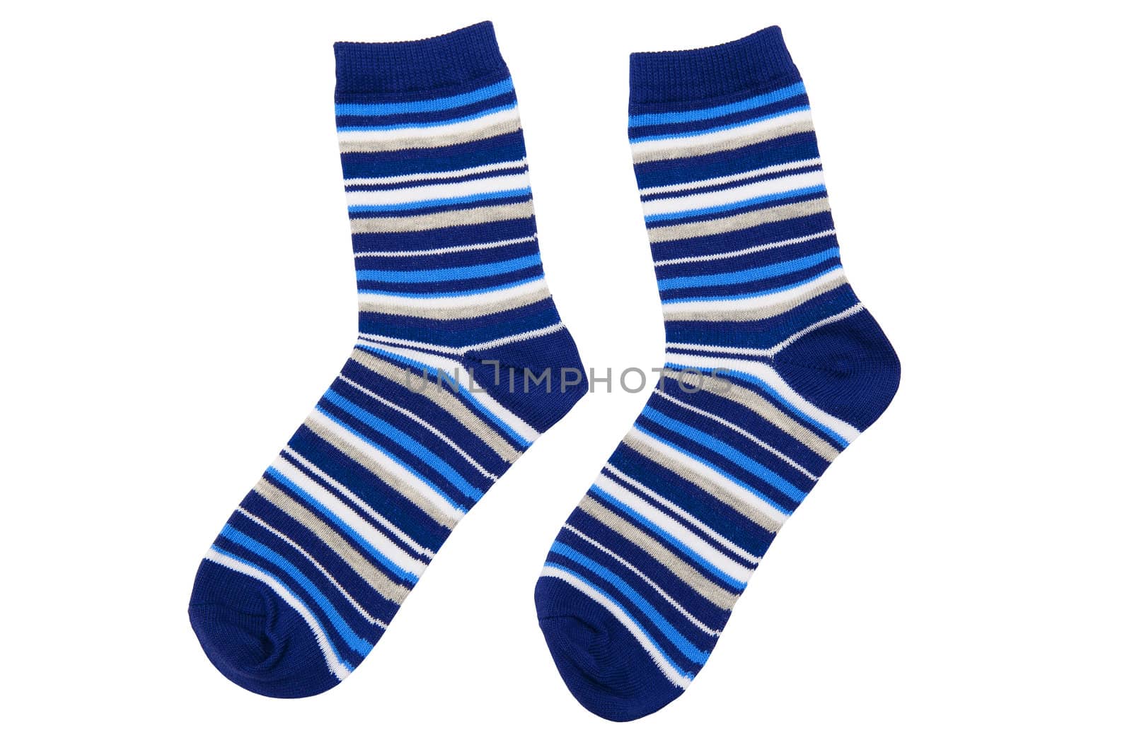 Socks isolated on the white background