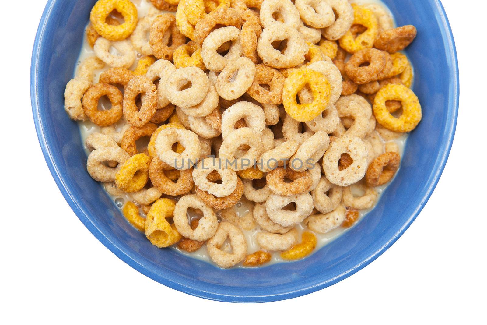 Healthy breakfast isolated on the white background