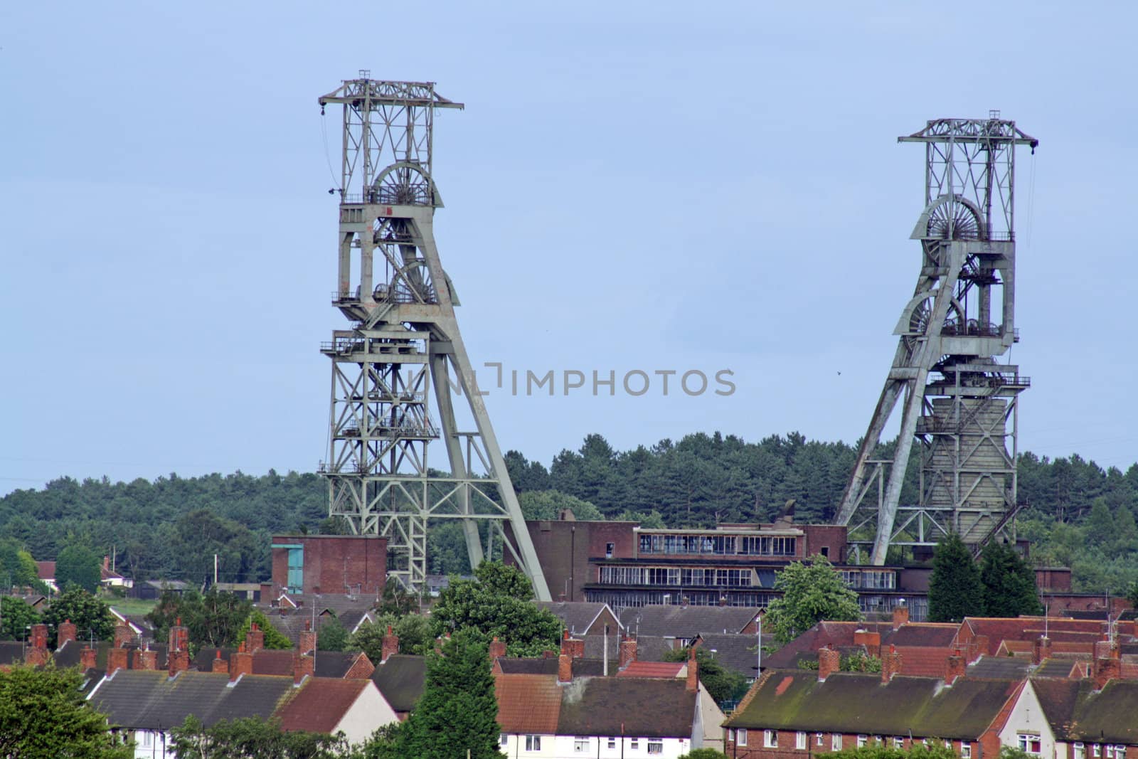 clipstone pit stocks at clipstone village mansfield nottinghamshire england