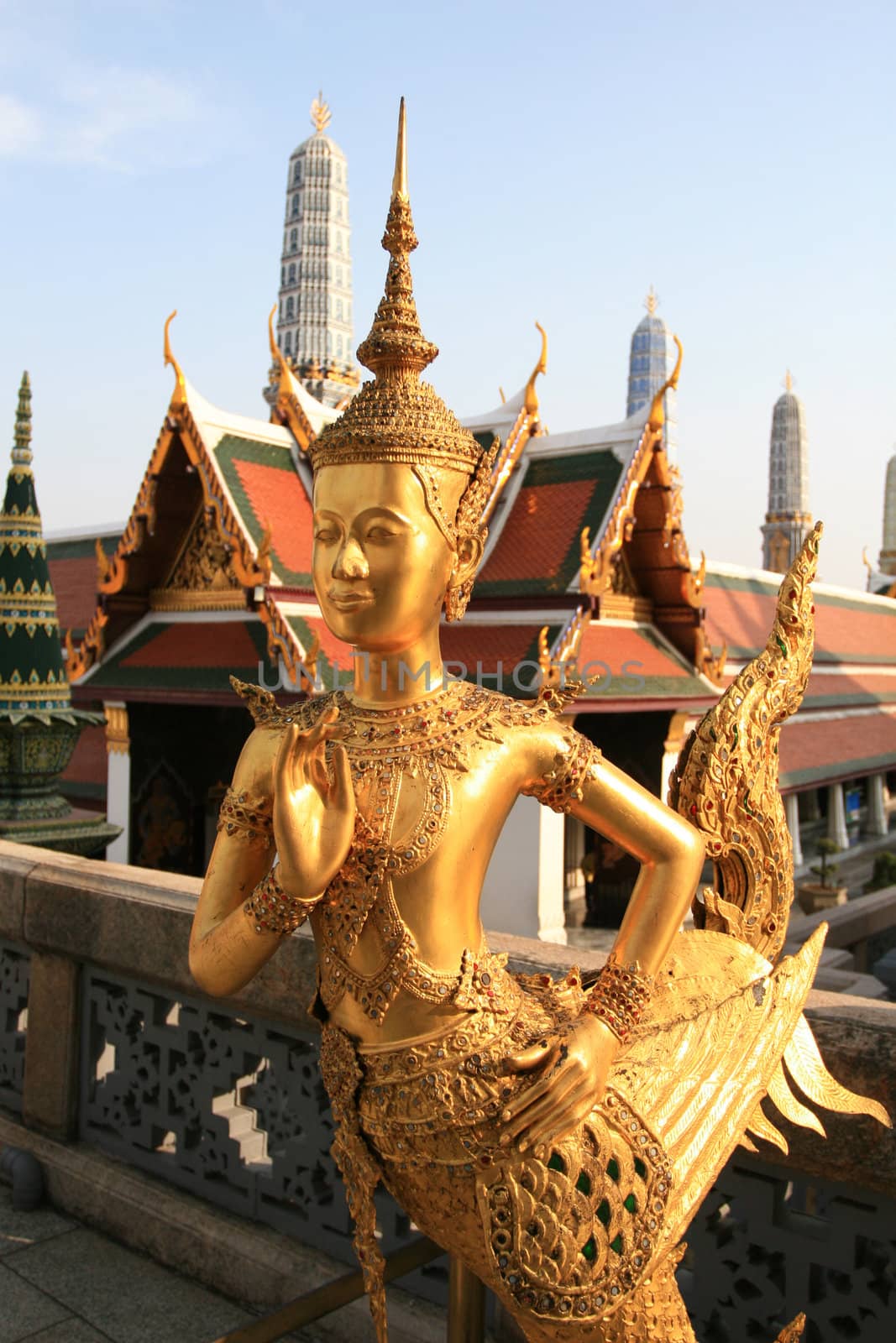 Bird-man statue, Thailand by foto76