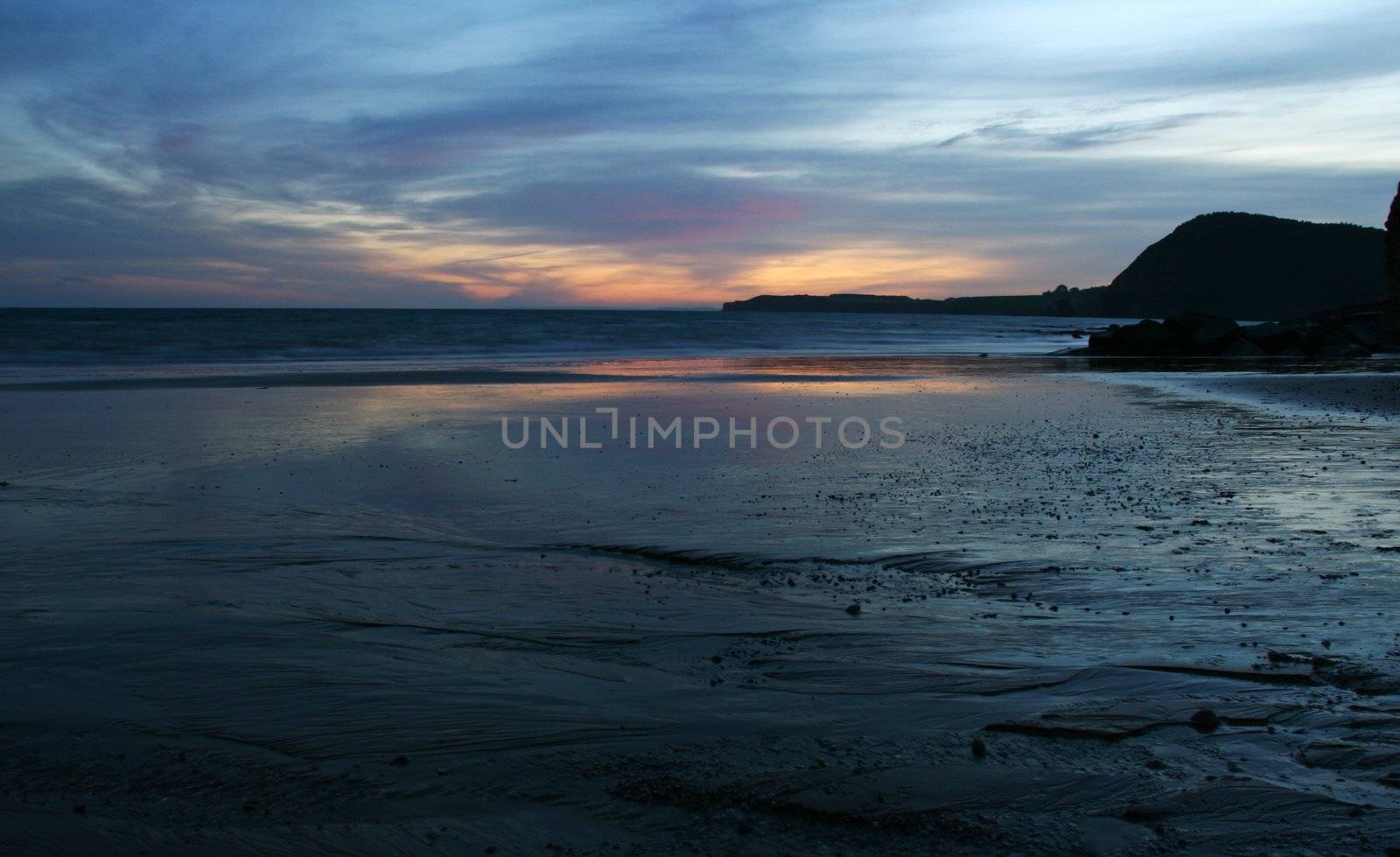 Seascape on the Devon coastline