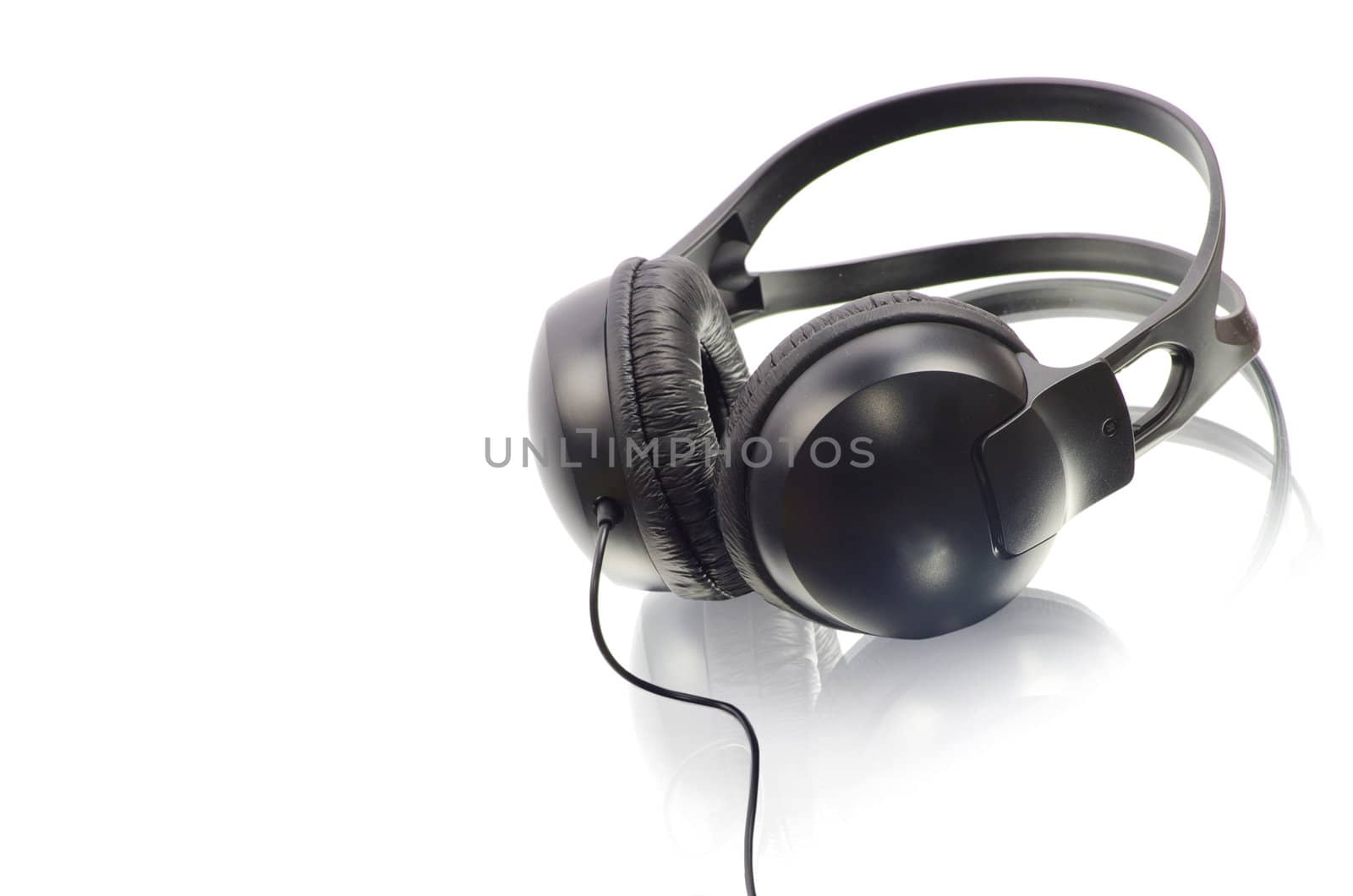 headphones isolated on white