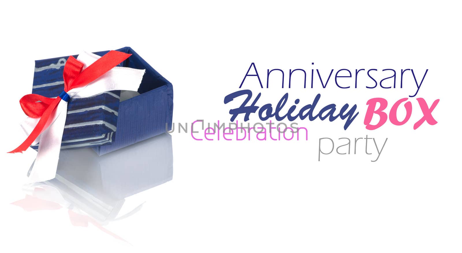 gift box with ribbon isolated on white