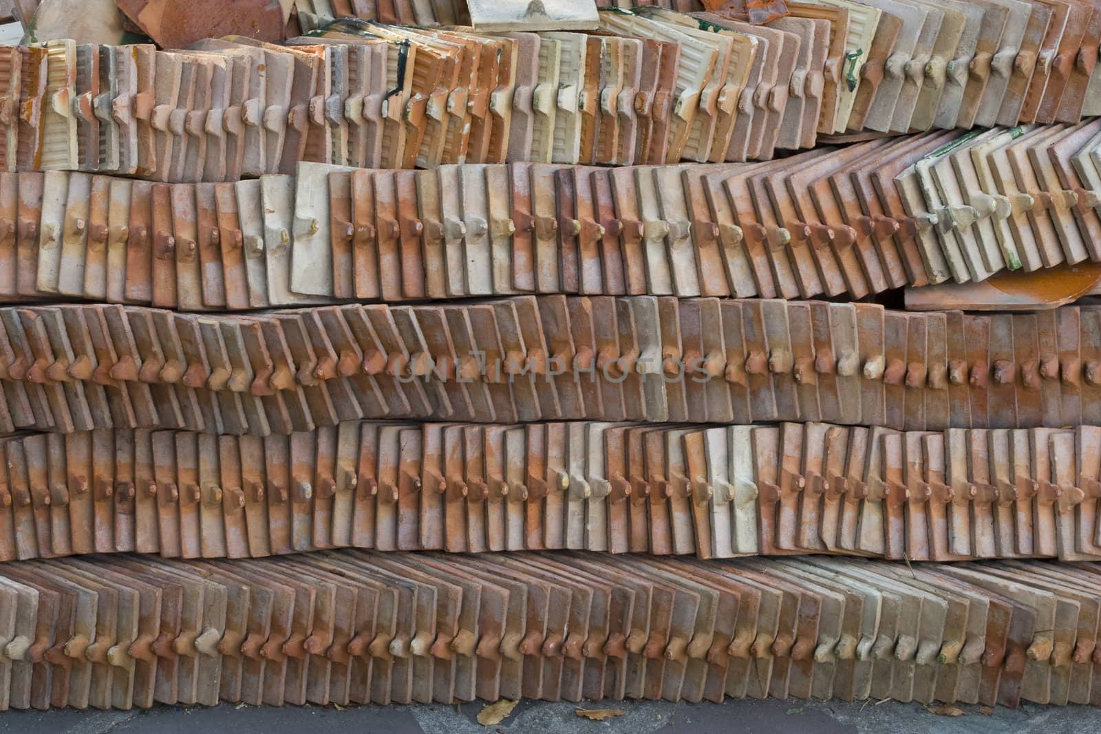 Roof Tiles Made from Earthenware
