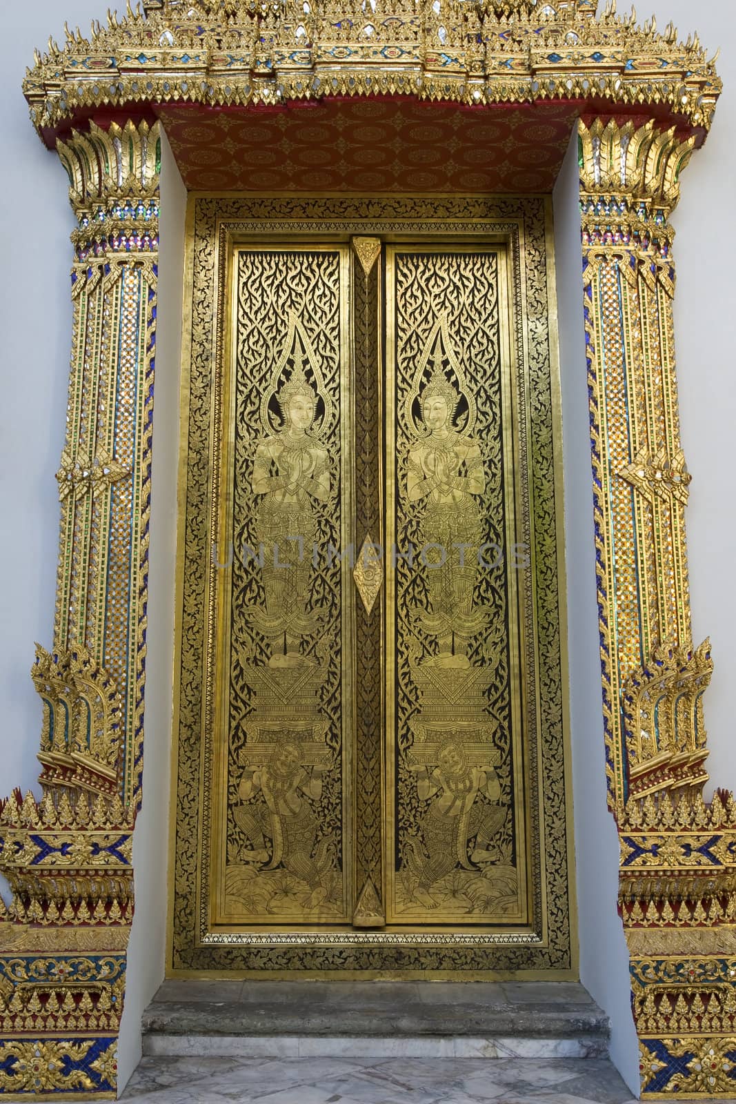 Door at Wat Pho Temple, Thailand