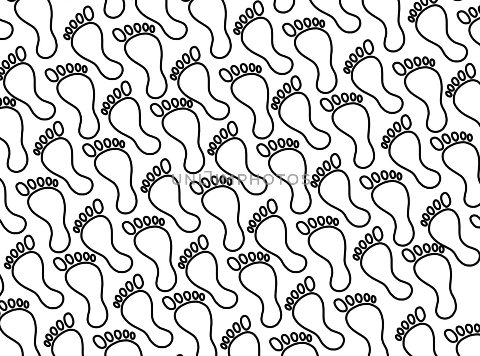 footsteps background