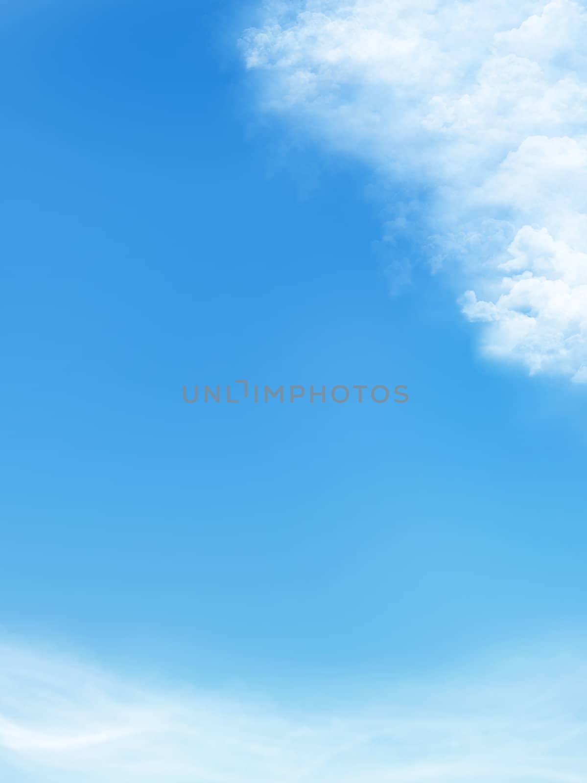 blue sky is covered by white clouds
