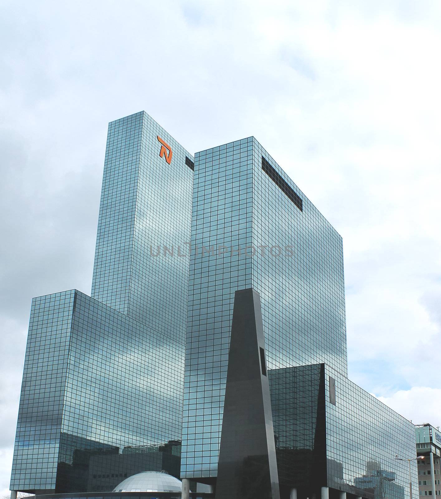 A large modern office building in Rotterdam. Netherlands by NickNick