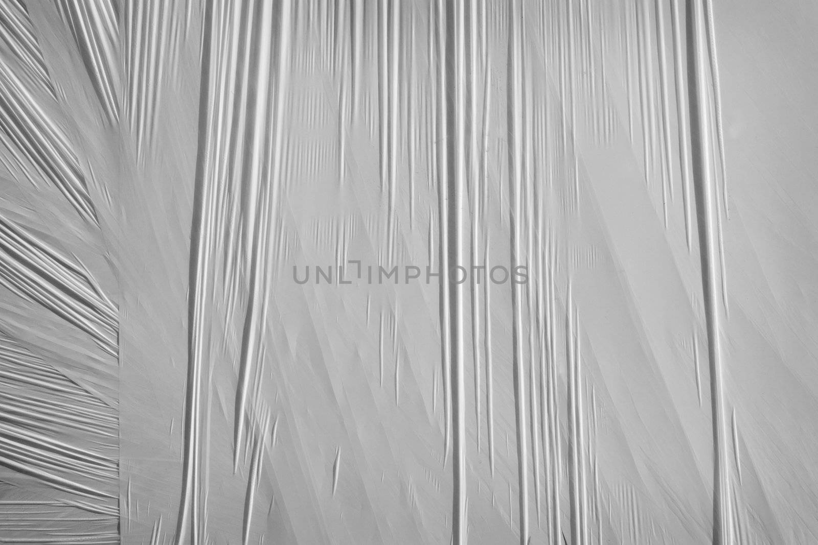 Gray background from a thin packing material