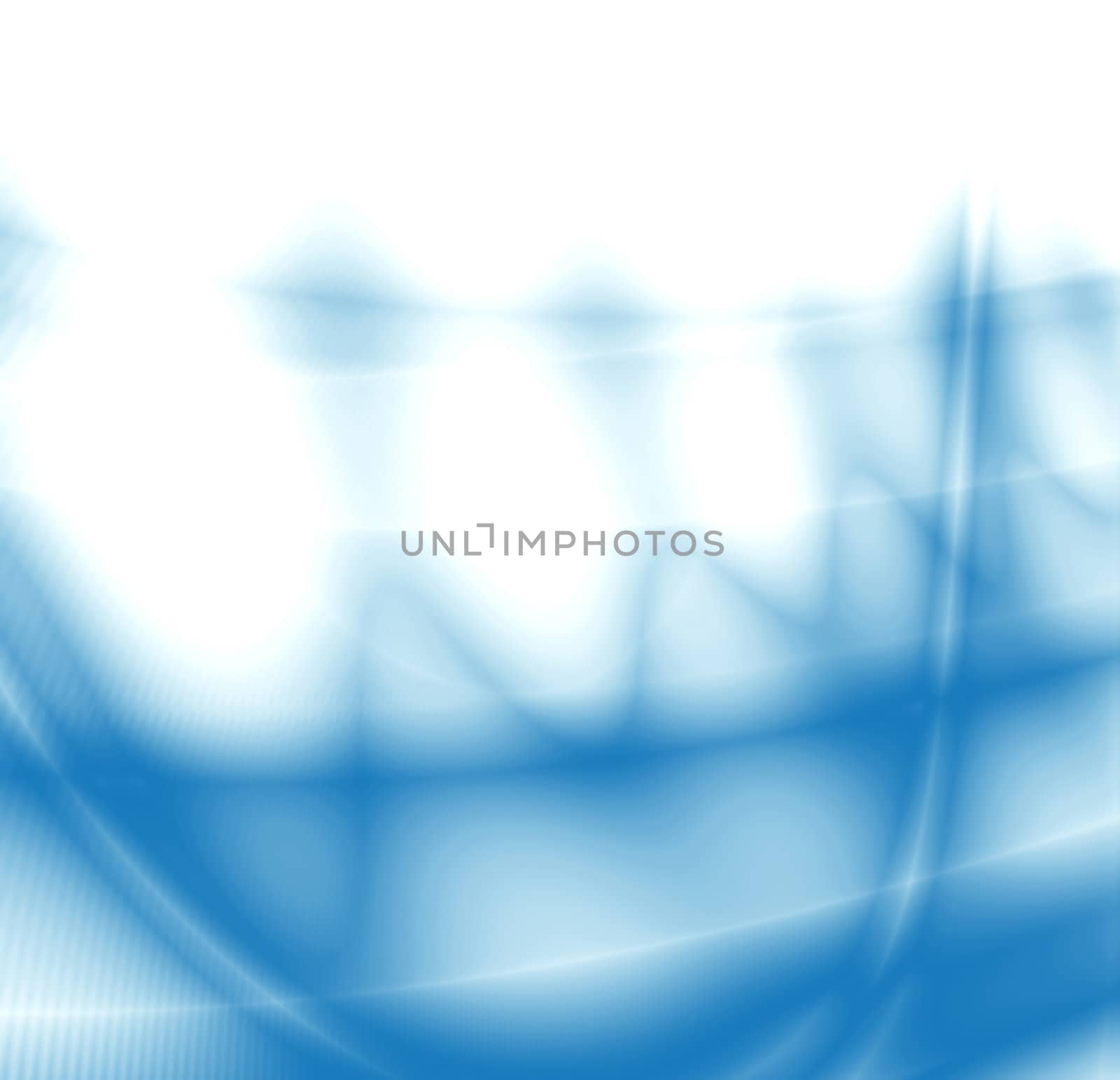 abstract smoothed lines and gradients of blue color by Serp