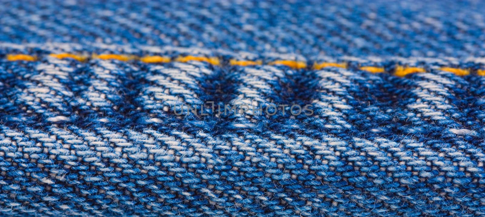 line seamstress blue jeans macro background