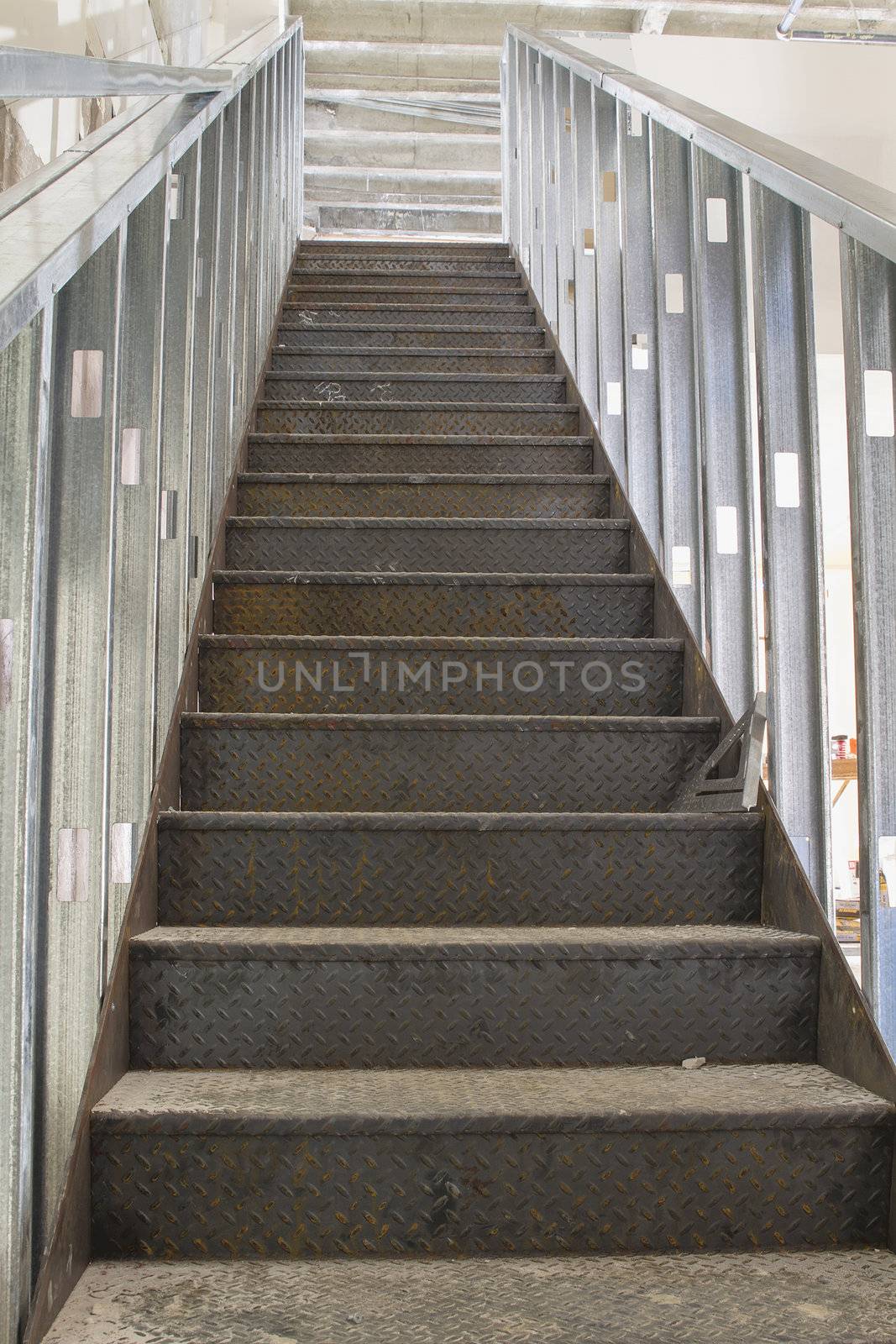 Commercial Steel Staircase Stairs Construction with Metal Studs