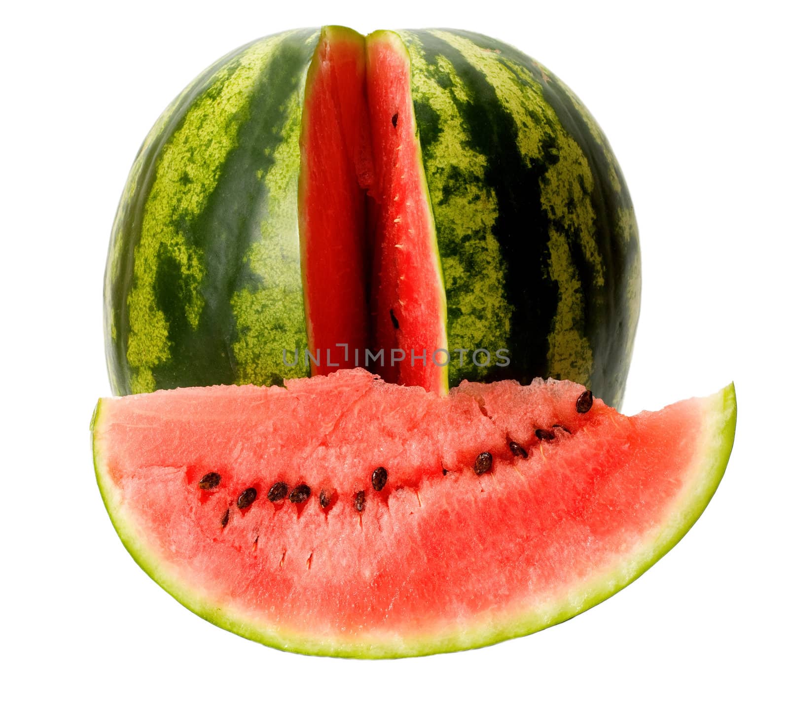 Watermelon isolated on white background