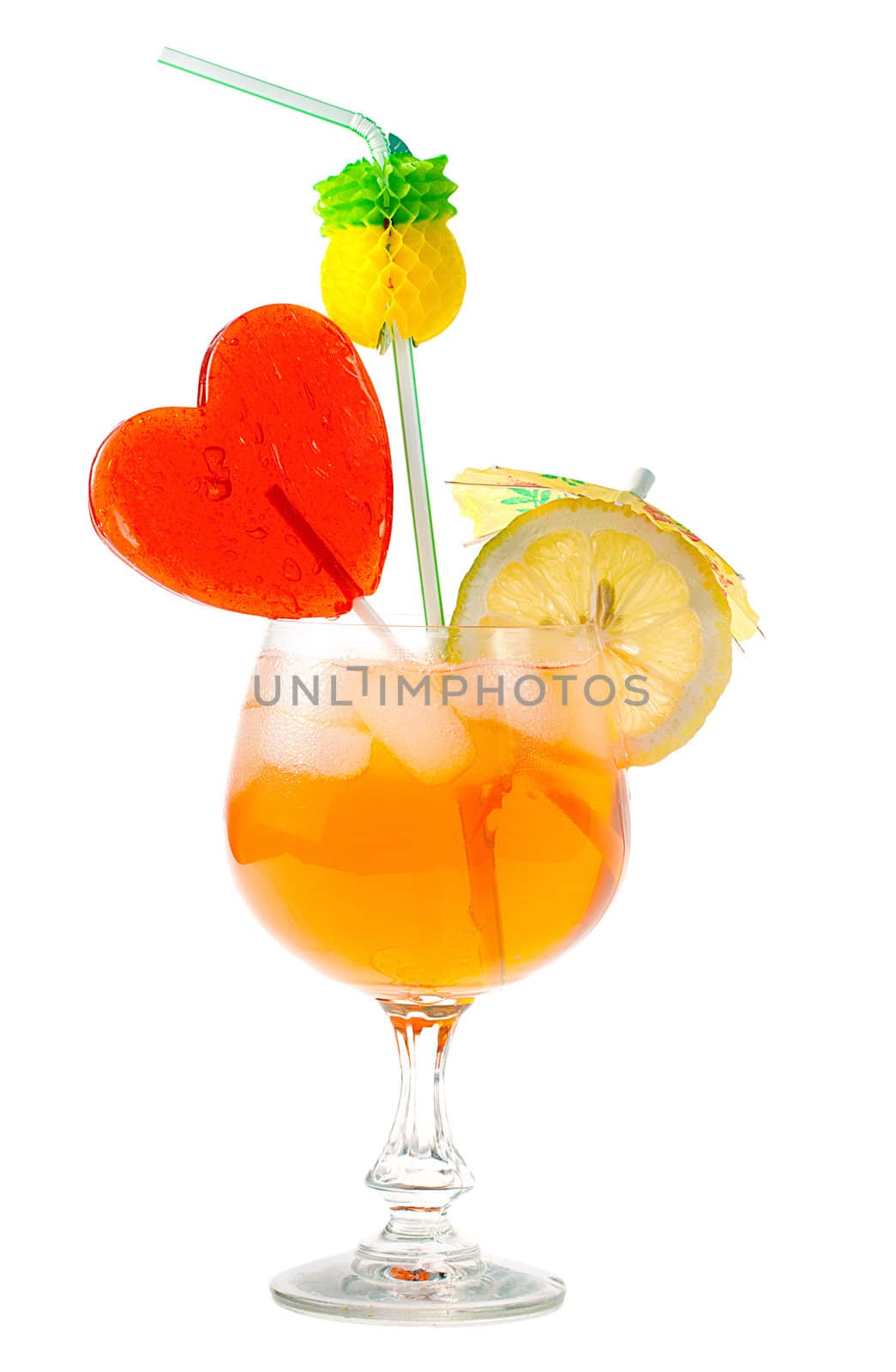 drink exotic isolated on white background