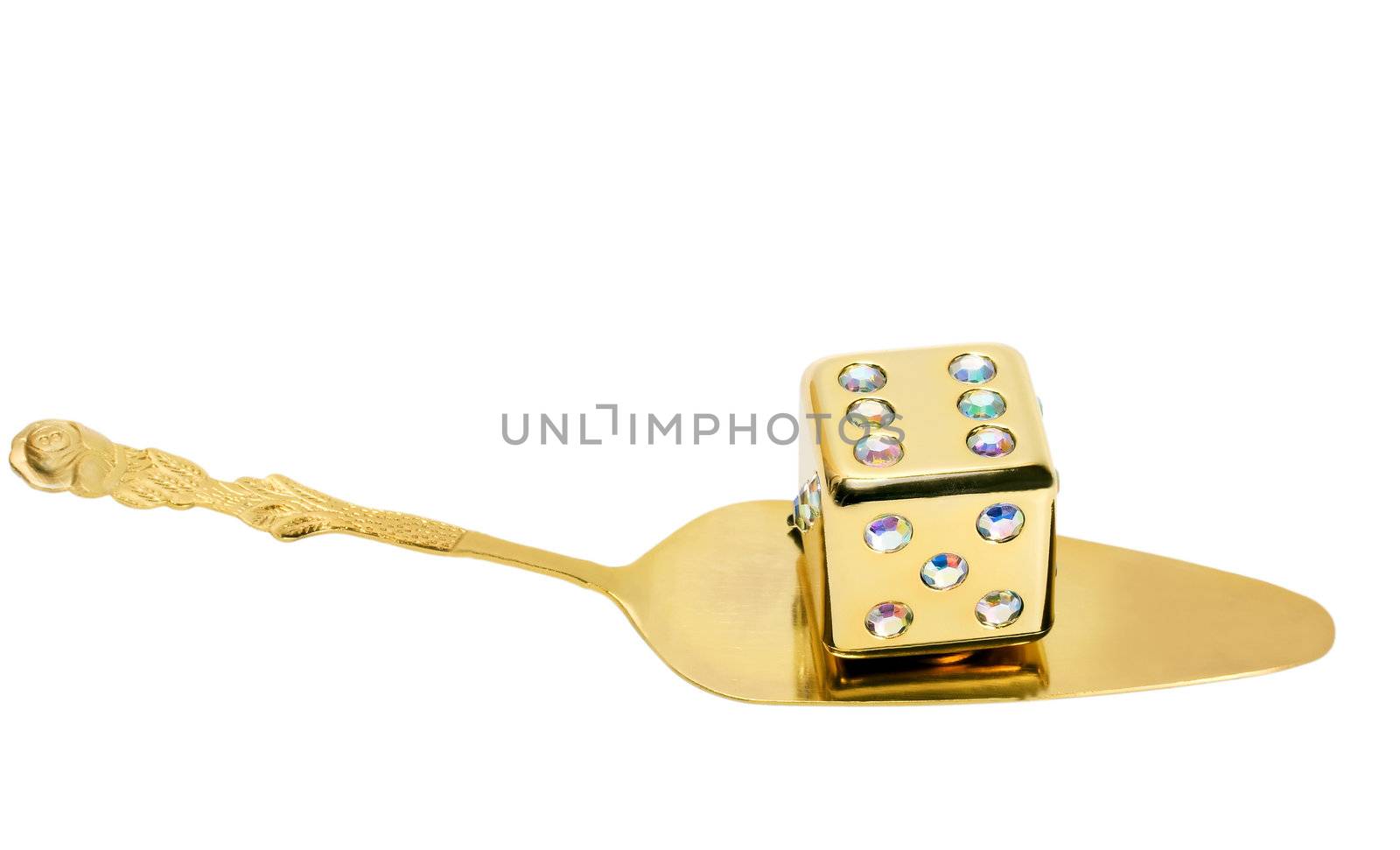 casino dice on golden spoon
