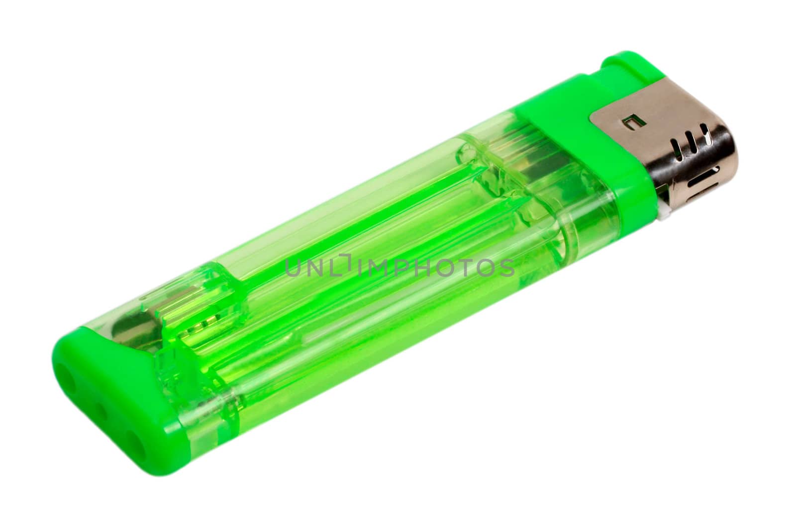 lighter green isolated on white background