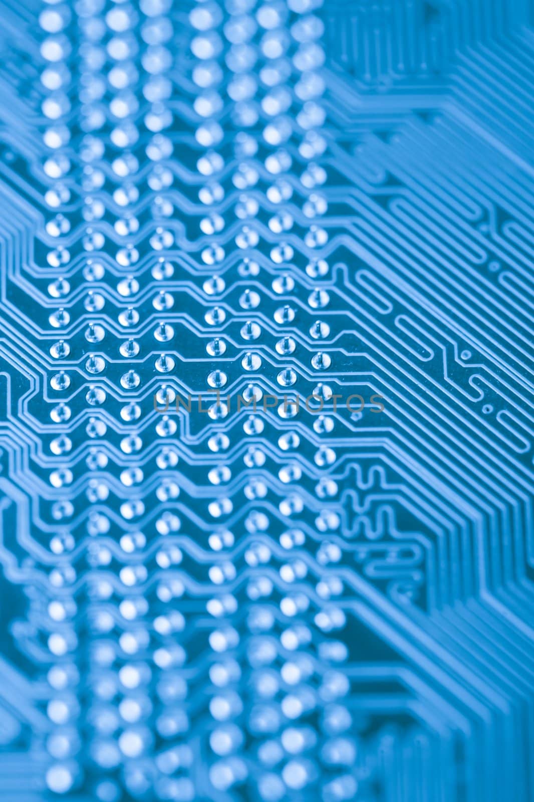 Microchip close up background for technology design