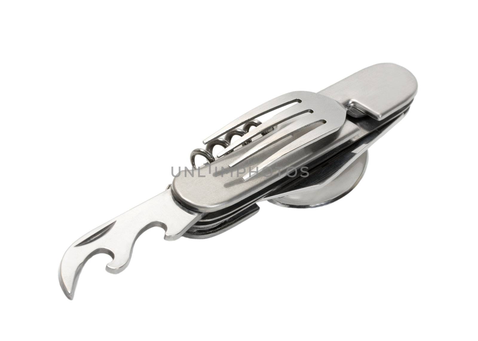 penknife isolated on white background.