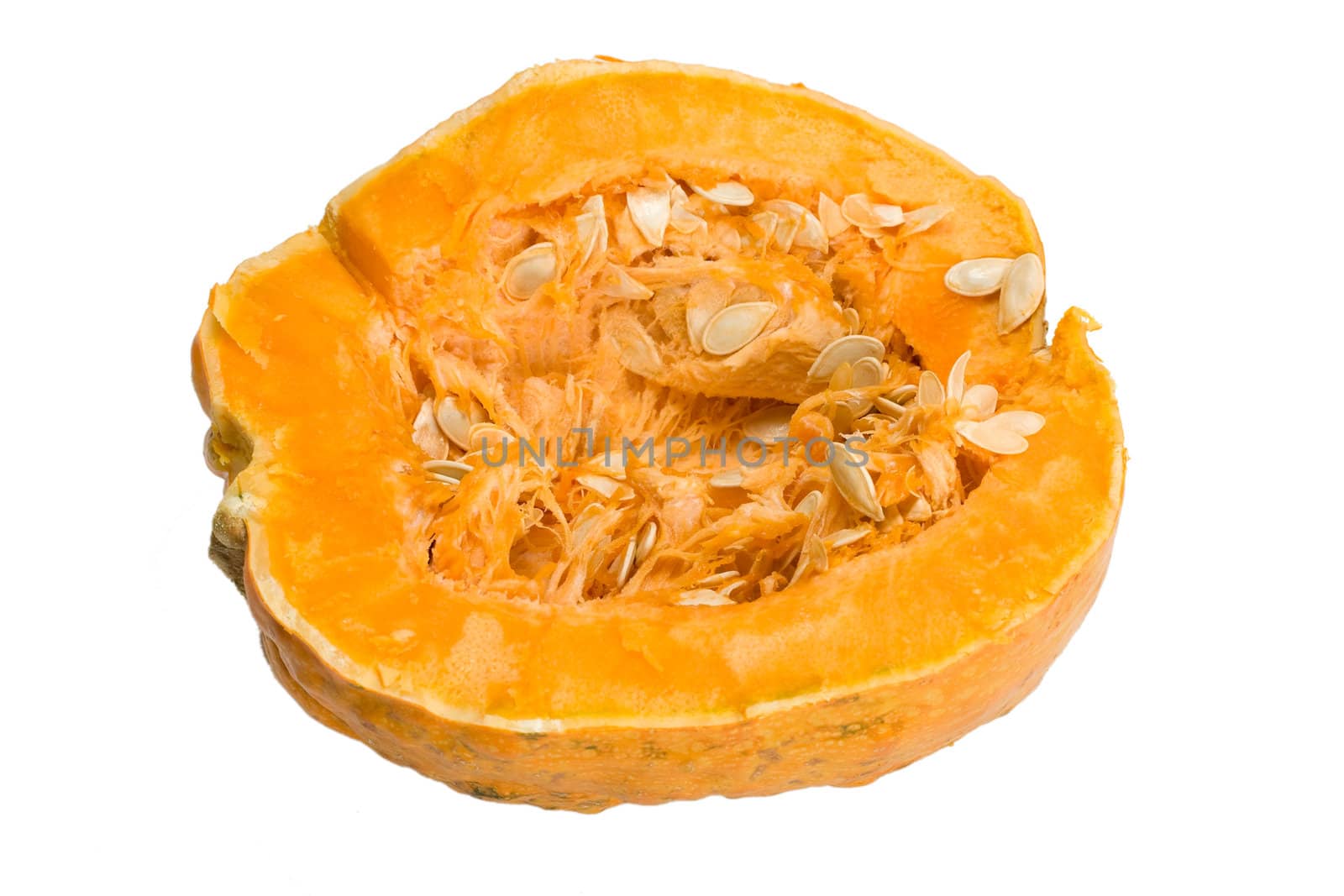 pumpkin ripe isolated on white background