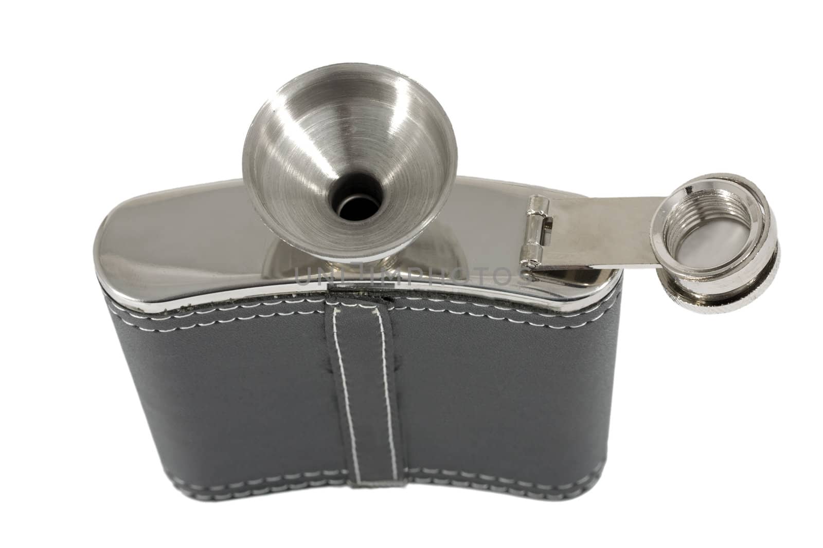 top flask isolated on white background