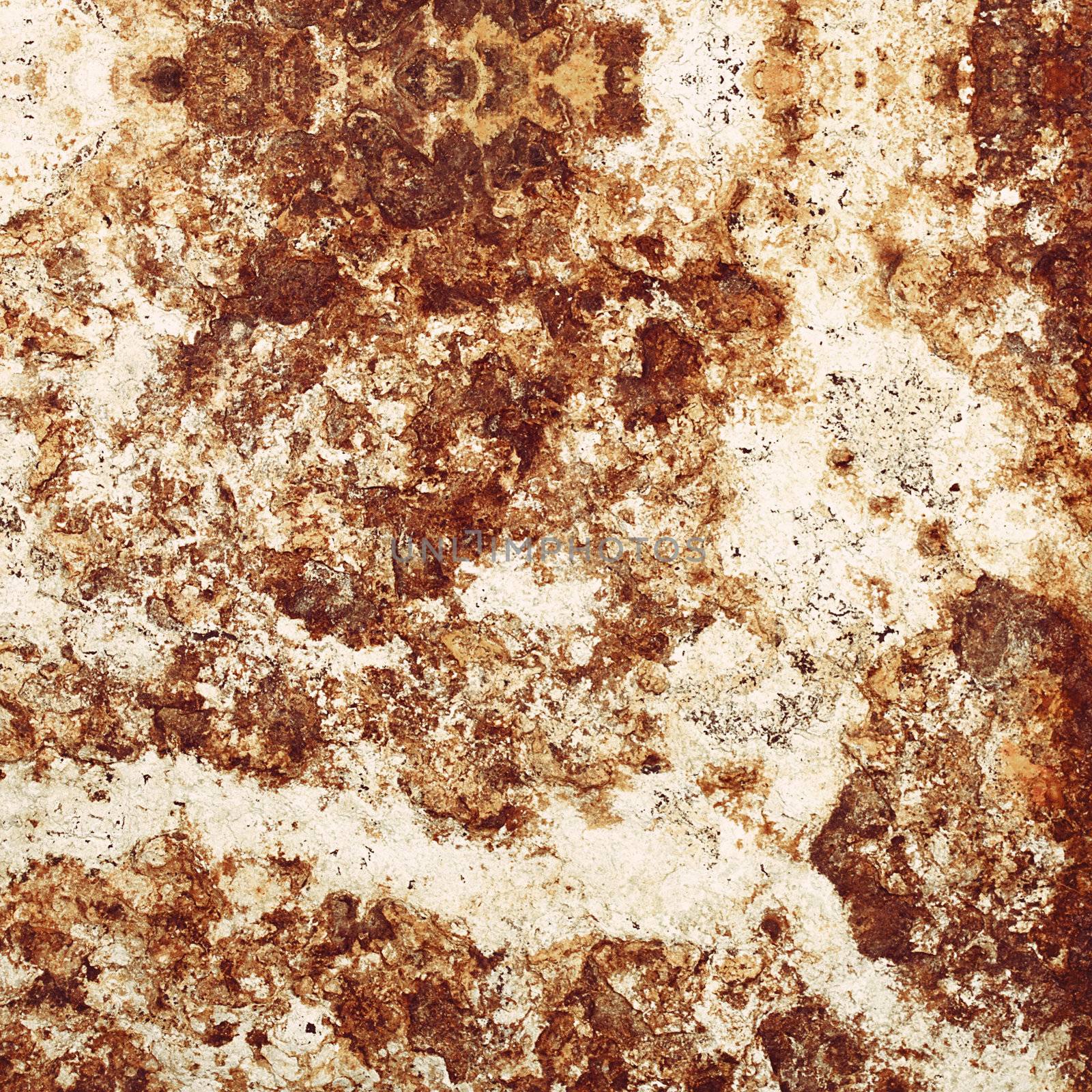 wall with rust marble grunge texture for background