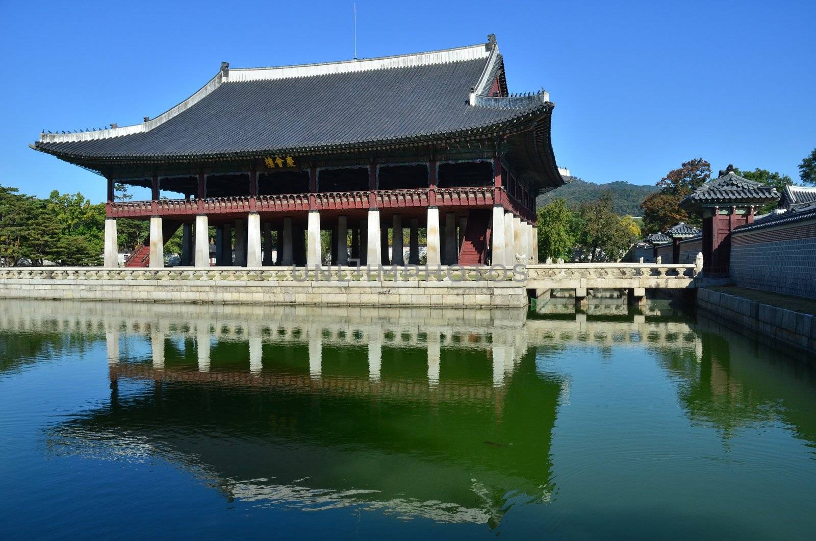 gyeongbokgung palace, korean traditional architecture