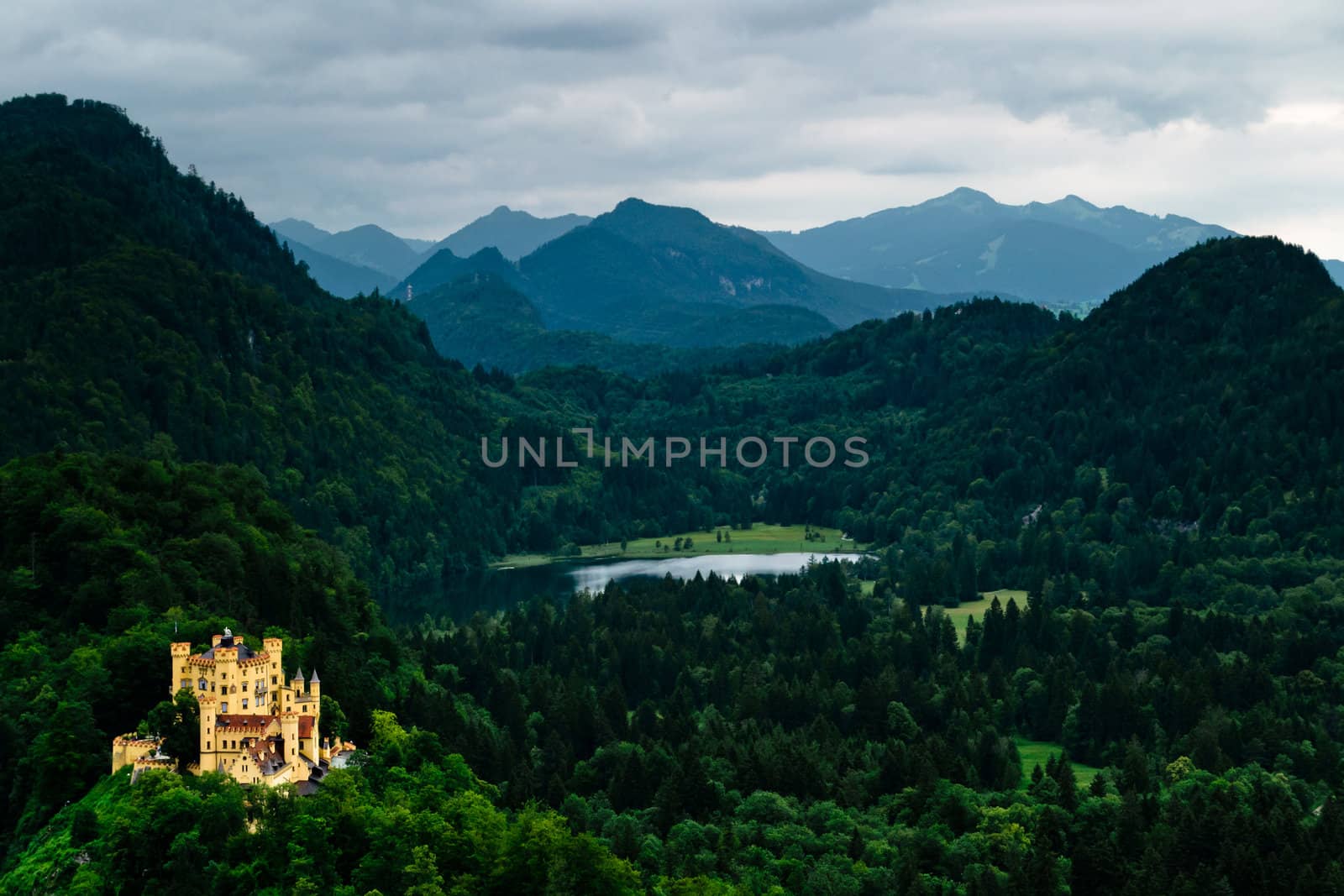 German castle with beautiful nature view by dmitryelagin