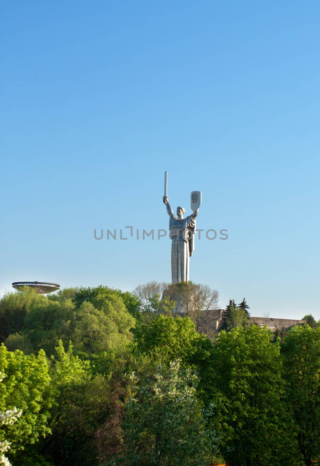 Monumental statue of the Mother Motherland KIEV UKRAINE