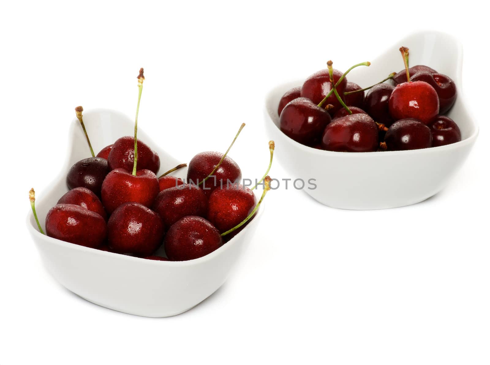 Fresh Ripe Perfect Sweet Cherry by zhekos