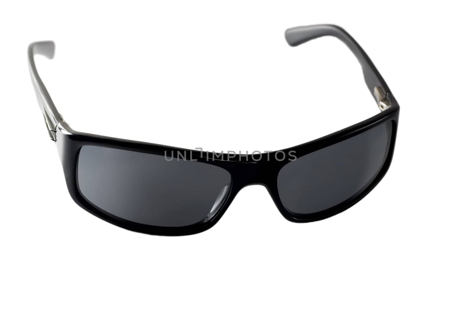 sunglasses sun close-up isolated on white background