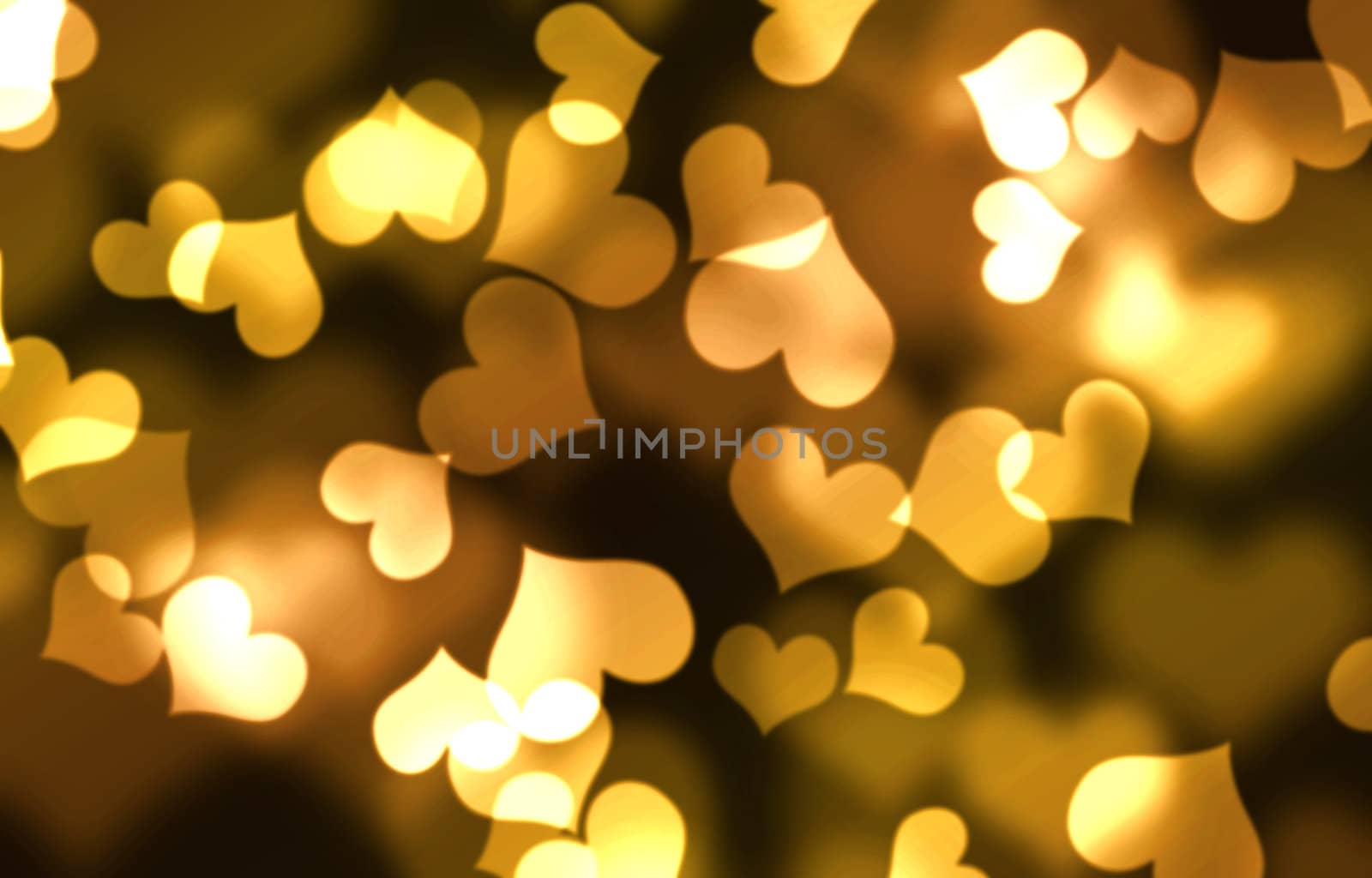 love shape bokeh