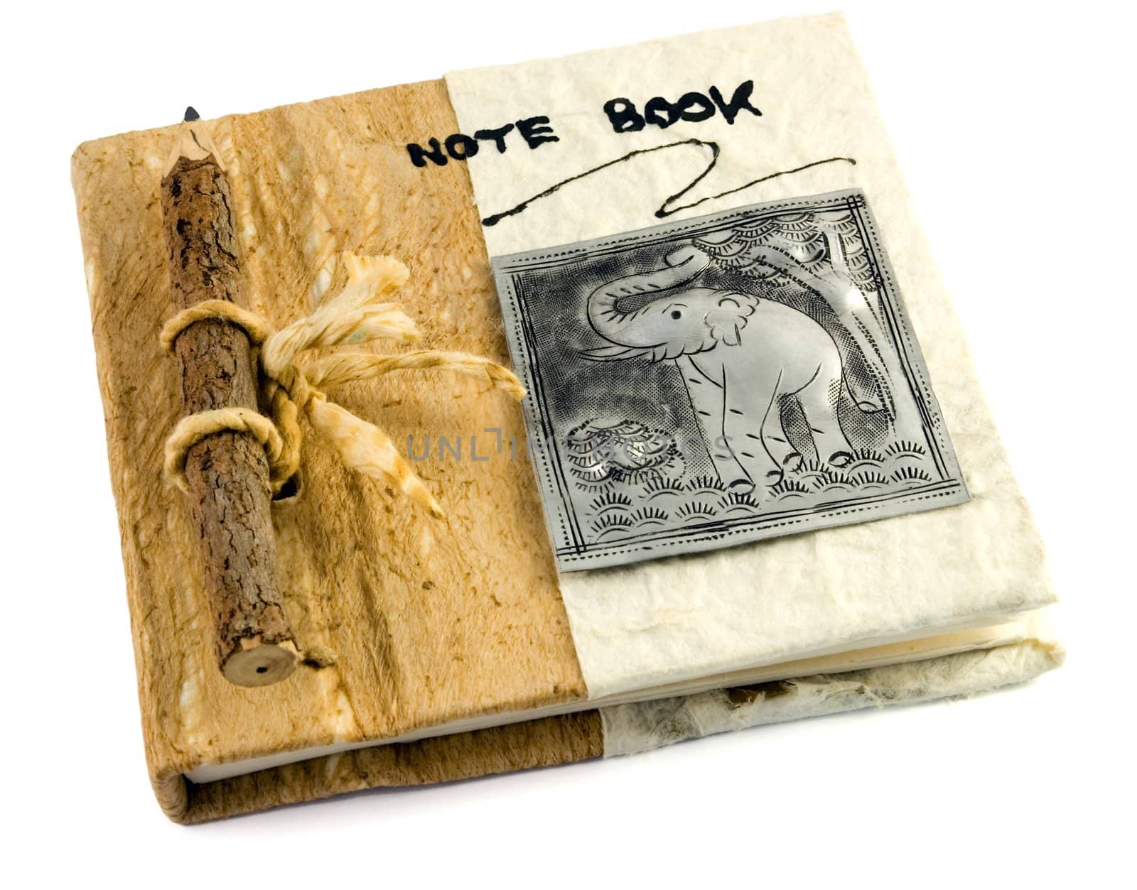 Hunter notebook's isolated on white background