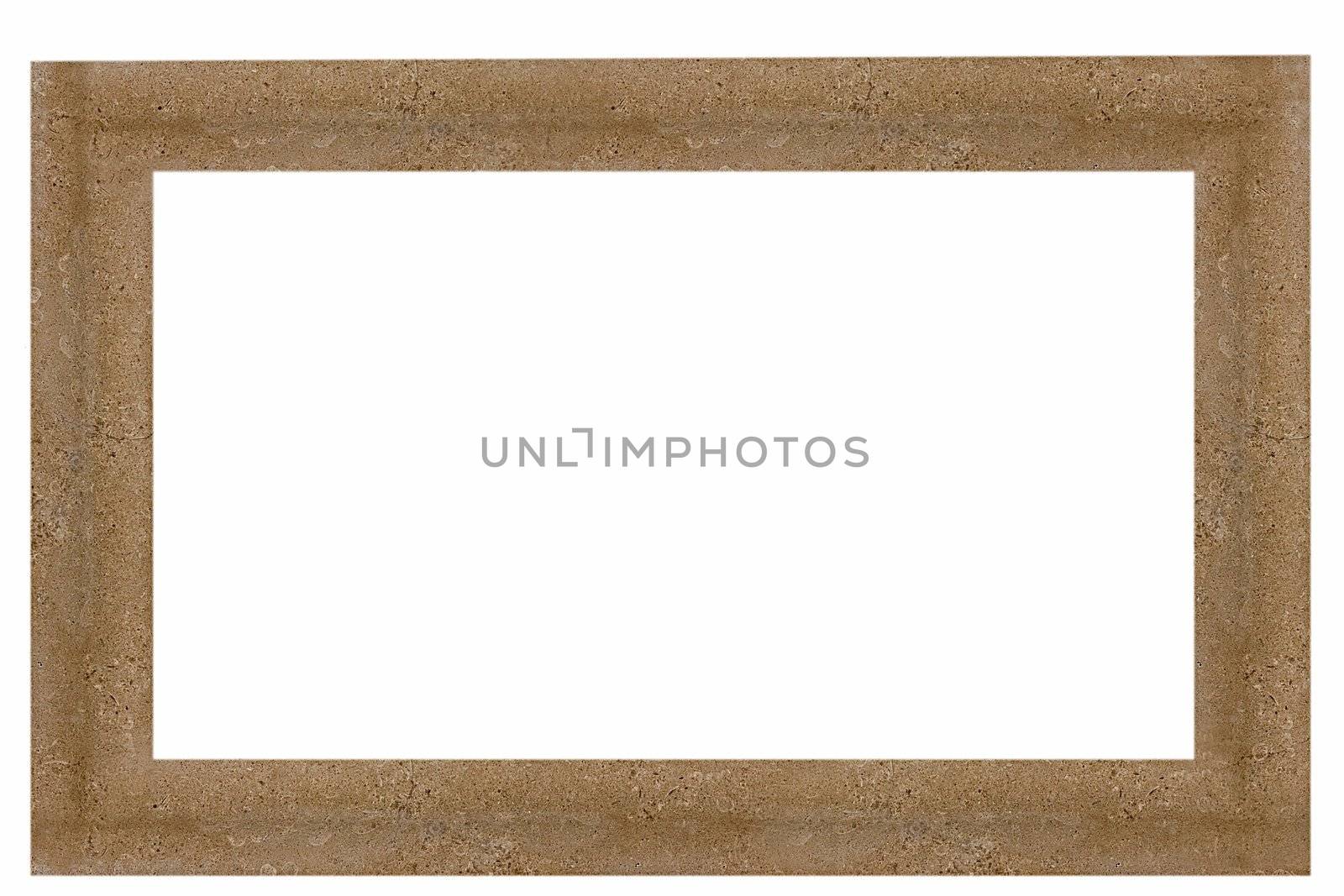 framework stone isolated over white background