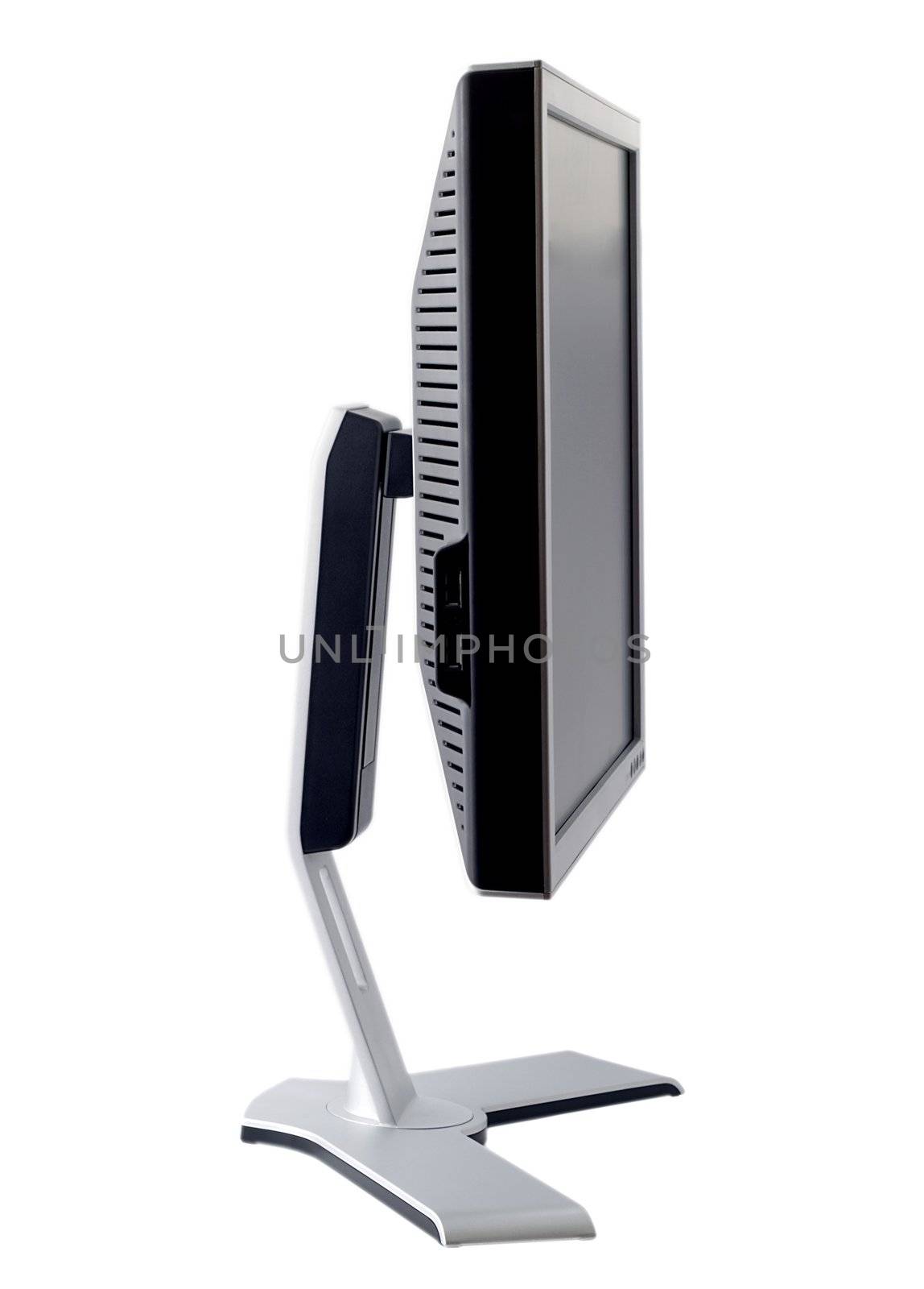 flat screen isolated on white background