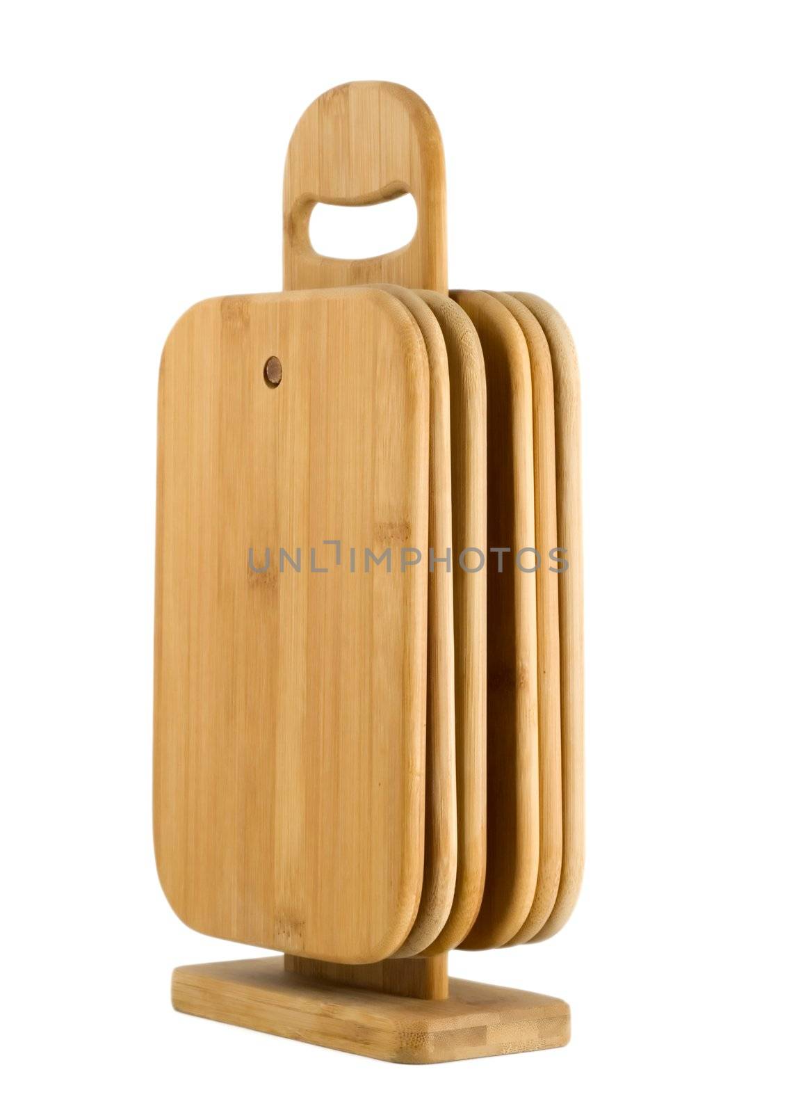 chopping board isolated on white background