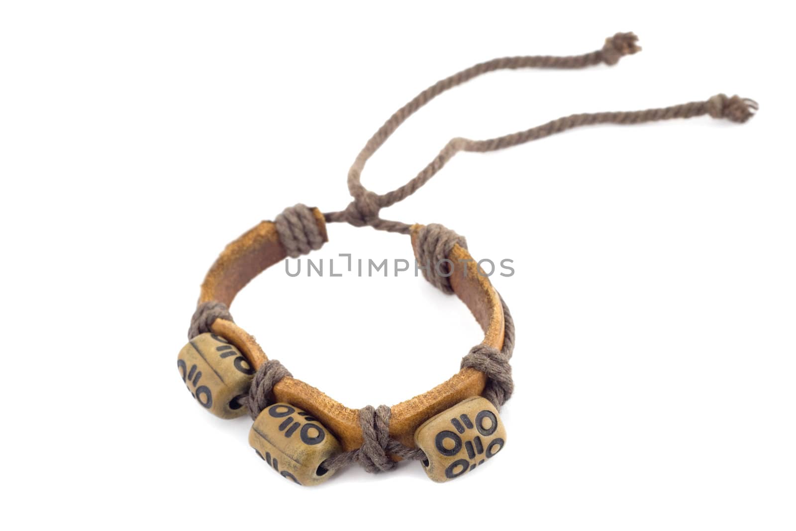 bracelet amulet isolated on white background