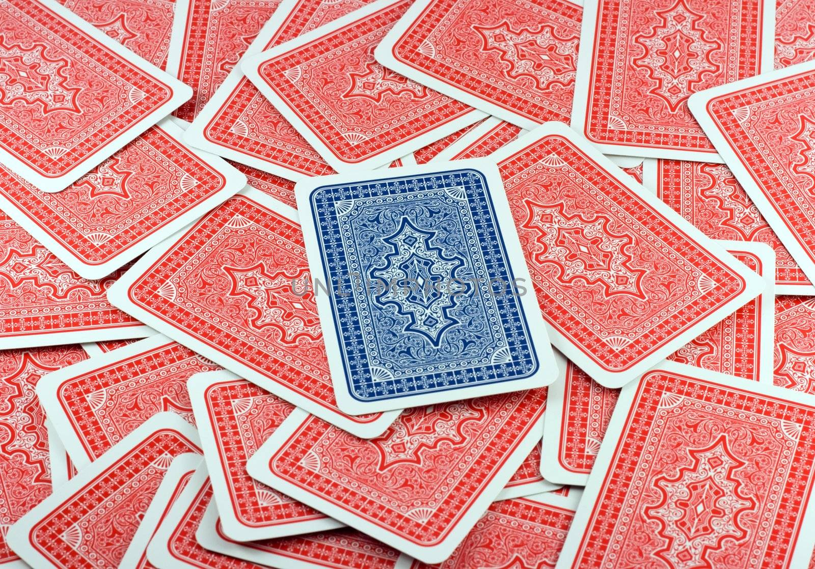 background from playing cards