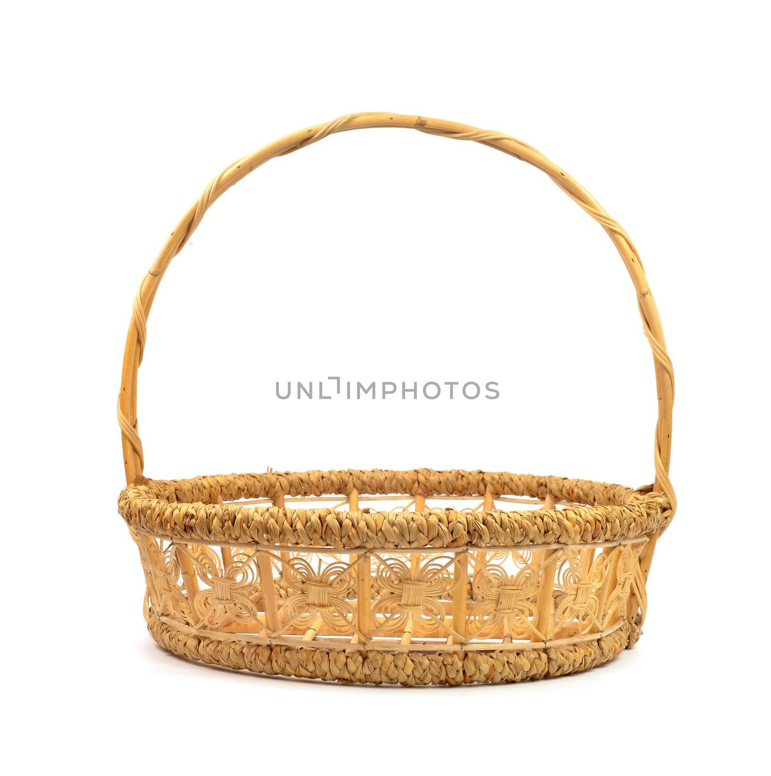 basket made from bamboo and reed