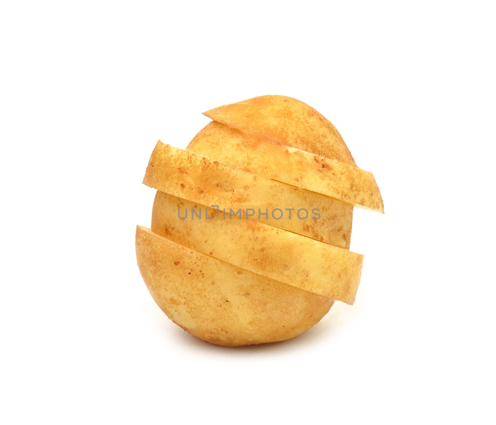 potato isolated on white background